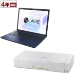 ＬＡＶＩＥ　Ｓｍａｒｔ　Ｎ１４　１４．０型　Ｃｏｒｅ　ｉ５－１２３５Ｕ　メモリ１６ＧＢ　５１２ＧＢ（ＳＳＤ）　＋　Ａ４モバイルプリンター　ＰＸ－Ｓ０６Ｗ　１セット