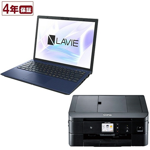 LAVIE Smart N14 14.0型 Core i5-1235U メモリ16GB 512GB(SSD) + A4複合機 DCP-J928N-B 1セット