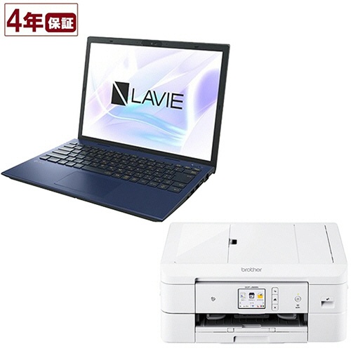 LAVIE Smart N14 14.0型 Core i5-1235U メモリ16GB 512GB(SSD) + A4複合機 DCP-J928N-W 1セット