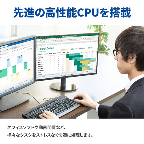 サードウェーブ SlimMagnate-IQ4-B Core i7-14700T メモリ16GB 500GB(SSD) TPR7AA1511 1台