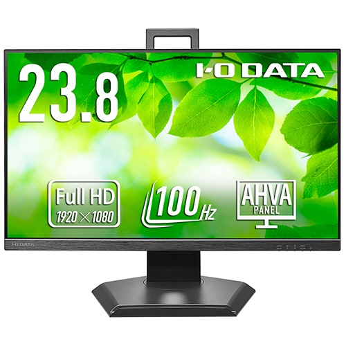アイオーデータ　１００Ｈｚ対応＆フリースタイルスタンド　２３．８型ワイド液晶ディスプレイ　ブラック　５年保証　ＬＣＤ－Ｄ２４２ＳＡ－Ｆ　１台1