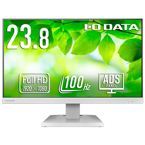 アイオーデータ　給電も可能なＵＳＢ　Ｔｙｐｅ－Ｃ搭載２３．８型液晶ディスプレイ　ホワイト　５年保証　ＬＣＤ－Ｃ２４２ＳＤＷ　１台1