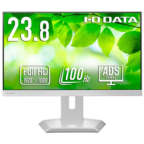 アイオーデータ　フリースタイルスタンド＆ＵＳＢ　Ｔｙｐｅ－Ｃ搭載２３．８型液晶ディスプレイ　ホワイト　５年保証　ＬＣＤ－Ｃ２４２ＳＤＷ－Ｆ　１台1