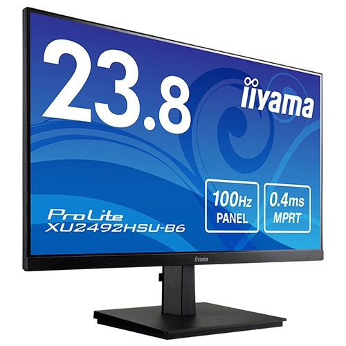 ｉｉｙａｍａ　ＰｒｏＬｉｔｅ　２３．８型液晶ディスプレイ　ブラック　ＸＵ２４９２ＨＳＵ－Ｂ６　１台2