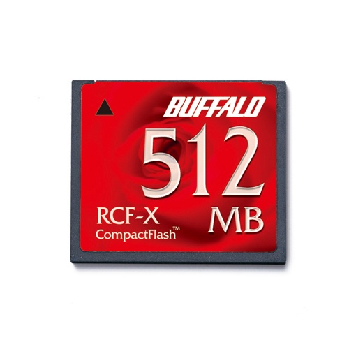 バッファロー　コンパクトフラッシュ　５１２ＭＢ　ＲＣＦ－Ｘ５１２ＭＹ　１枚1