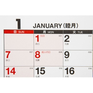 高橋書店　２０２４年版１月始まり　Ｎｏ．Ｅ２　エコカレンダー壁掛　Ａ２　１冊3