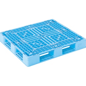 三甲　プラスチックパレット　Ｄ４－１１１２－３　青　ＳＫ－Ｄ４－１１１２－３－ＢＬ　１枚