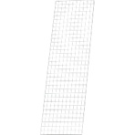 ＴＲＵＳＣＯ　スチール製メッシュラック用バックネット　１７００×５３９　ＭＥＳ－Ｓ１７６０　１枚