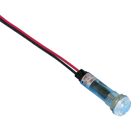 坂詰製作所　坂詰製作所　防水防滴ＩＰ６５　ＬＥＤ表示灯　Φ１０　赤　ＤＷ－１０ＭＬ－ＩＰ－ＡＣ／ＤＣ５Ｖ－６０Ｖ－Ｒ／Ｃ　１個1