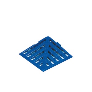 岐阜プラスチック工業　リス　セパレートスノコ　コーナー　ブルー　Ｋ－３３　１枚1