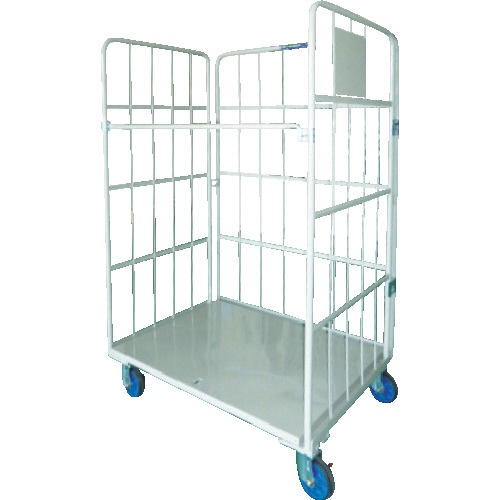 ワコーパレット　床板スチール製カゴ車　９５０×８００×１７００　ＷＫ６－９５　１台1