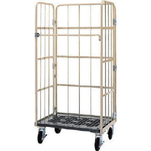ワコーパレット　床板プラスチック製カゴ車　８００×６００×１７００　ＷＫＰ－８０６０　１台1
