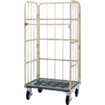 ワコーパレット 床板プラスチック製カゴ車 850×600×1700 WKP-8560 1台