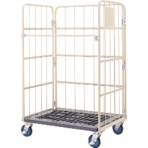 ワコーパレット 床板プラスチック製カゴ車 850×650×1700 WKP-8565 1台