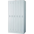 TRUSCO スリムロッカー 6人用 900×515×H1790 ホワイト WL-6S 1台