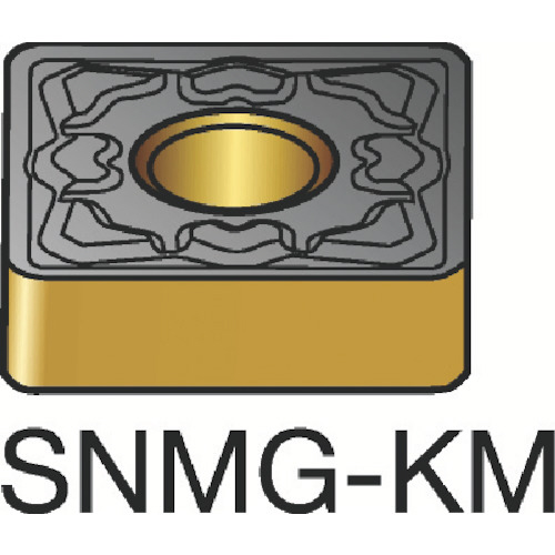 【クリックで詳細表示】サンドビック T-Max P 旋削用ネガ・チップ 3210 SNMG 09 03 08-KM-3210 1個 SNMG 09 03 08-KM-3210
