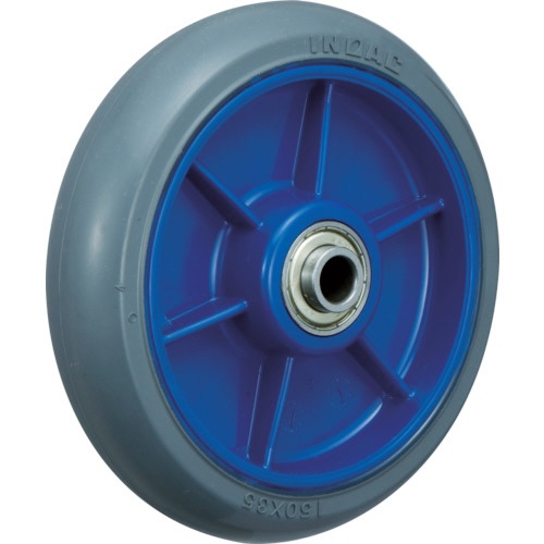 イノアック車輪　低始動抵抗キャスター　車輪のみ　Φ１５０　グレー　シャフトΦ２０　ＬＲ－１５０Ｗ－ＧＲ－２０　１個1