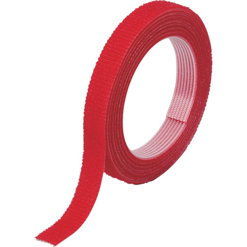 たのめーる】TRUSCO マジックバンド結束テープ 両面 幅40mm×長さ30m 赤