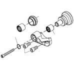 リッジツール　スクリュー　１／２－１３×１　Ｆ／９１５　９３８５７　１パック（３個）