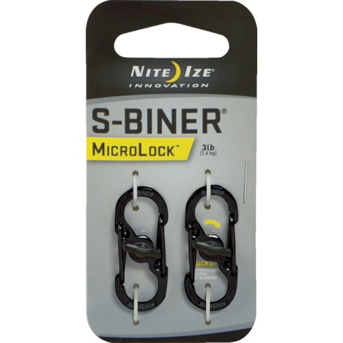 シームーン　ＮｉｔｅＩｚｅ　エスビナーマイクロロックスチール　＃０　ブラックチタン　ＮＩ０２６６７　１パック（２個）1