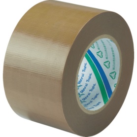 リンレイテープ　包装用ＰＥワリフテープ　ＥＦ６７１　７５ｍｍ×５０ｍ　茶色　ＥＦ６７１－７５Ｘ５０　１巻
