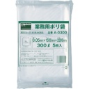 ＴＲＵＳＣＯ　業務用ポリ袋　厚み０．０５×１０００Ｌ　Ａ－１０００　１パック（５枚）