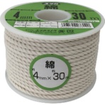 ユタカメイク　ロープ　綿ロープボビン巻　４φ×３０ｍ　ＲＣ－２　１巻