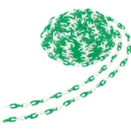 ＴＲＵＳＣＯ　プラチェーン　６ｍｍ×３０ｍ　緑／白　ＴＰＣ－６ＧＷ　１個