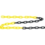 TRUSCO プラチェーン 黄/黒 6mm×2m TPCB6-2YB 1本
