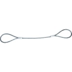 ＴＲＵＳＣＯ　ワイヤーロープスリング　Ａタイプ　アルミロック　１０ｍｍ×１．５ｍ　ＴＷＡＬ－１０Ｓ１．５　１本