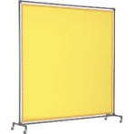 ＴＲＵＳＣＯ　溶接遮光フェンス　２０２０型単体　黄　ＹＦＡ－Ｙ　１台