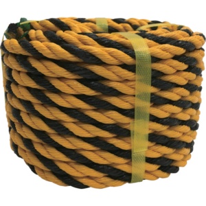 ユタカメイク　ロープ　標識ロープ（ＯＢ）　１２×２０　ＹＥＢ１２２０　１巻1