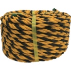 ユタカメイク　ロープ　標識ロープ（ＯＢ）　１２×３０　ＹＥＢ－１２３０　１巻
