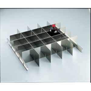 ＴＲＵＳＣＯ　耐震薬品庫　ＳＹＷ型用仕切板セット　１Ｌビン×２５本用　ＳＹＷ－１０００ＳＳ　１個1