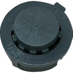 マイゾックス　アルミスタッフ用丸型ボタン　ＭＧ－０１　００００１６　１個