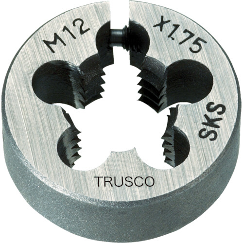 楽天 送料無料にならない 50径 丸ダイス たのめーる】TRUSCO M20×2.5 1 T50D-20X2.5 (SKS) ダイス