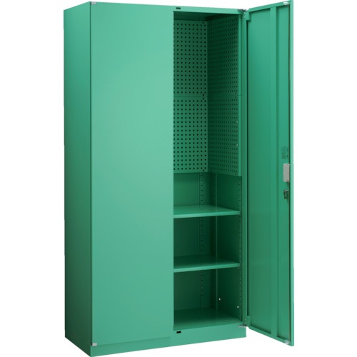 ＴＲＵＳＣＯ　ＭＵ型保管庫　Ｐパネル付　９００×４５０×Ｈ１８３０　ベース付　ＭＵＨＰ－１８Ｂ　１台1