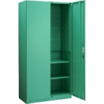 TRUSCO MU型保管庫 Pパネル付 900×450×H1830 ベース付 MUHP-18B 1台