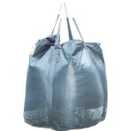 旭産業　コンテナバッグ丸型メッシュ（水切り）　排出口付　０５０５１４　１袋