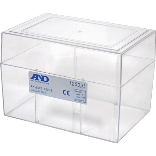 Ａ＆Ｄ　空ボックス（ロックなし）１２００μＬ用　ＡＸ－ＢＯＸ－１２００Ｂ　１台1