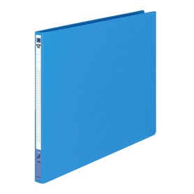 コクヨ　レターファイル（色厚板紙）　Ａ３ヨコ　１２０枚収容　背幅２０ｍｍ　青　フ－５５８Ｂ　１冊