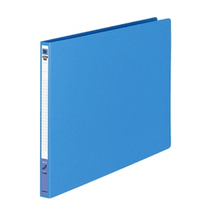 コクヨ　レターファイル（色厚板紙）　Ｂ４ヨコ　１２０枚収容　背幅２０ｍｍ　青　フ－５５９Ｂ　１冊1