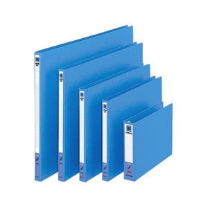 コクヨ　レターファイル（色厚板紙）　Ｂ４ヨコ　１２０枚収容　背幅２０ｍｍ　青　フ－５５９Ｂ　１冊3