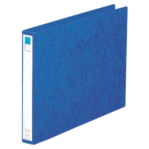 リヒトラブ　リングファイル　Ｂ４ヨコ　２穴　２００枚収容　背幅３５ｍｍ　藍　Ｆ－８３４　１冊1