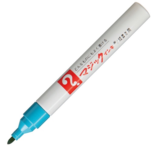 寺西化学　油性マーカー　マジックインキ　Ｎｏ．５００（細書き用）　空色　Ｍ５００－Ｔ１１　１本2