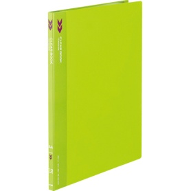 コクヨ　クリヤーブック（Ｋ２）固定式　Ａ４タテ　１０ポケット　背幅１１ｍｍ　中紙なし　黄緑　Ｋ２ラ－Ｋ１０ＹＧ　１冊