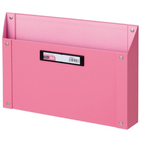ＴＡＮＯＳＥＥ　マグネットボックス（貼り表紙）　Ａ４ヨコ型　ピンク　１個