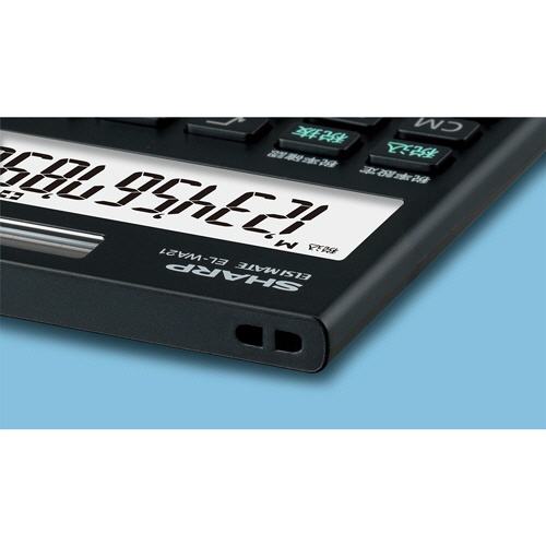 シャープ　電卓　ハンディ・手帳タイプ　１０桁　ＥＬ－ＷＡ２１－Ｘ　１台2