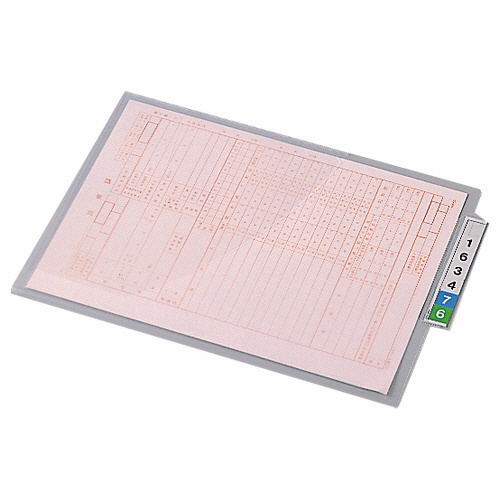 ライオン事務器　カルテフォルダー　両面ポケット　ヨコインデックス　Ａ４タテ　ＫＦ－２Ｐ－５０Ｐ　１パック（５０冊）2