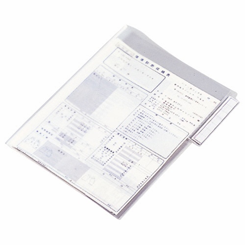 ライオン事務器　カルテフォルダー　両面ポケット　タテインデックス　Ａ４タテ　ＫＦ－２ＰＴ－５０Ｐ　１パック（５０冊）3